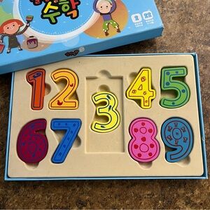 Wooden Number Learning Toys